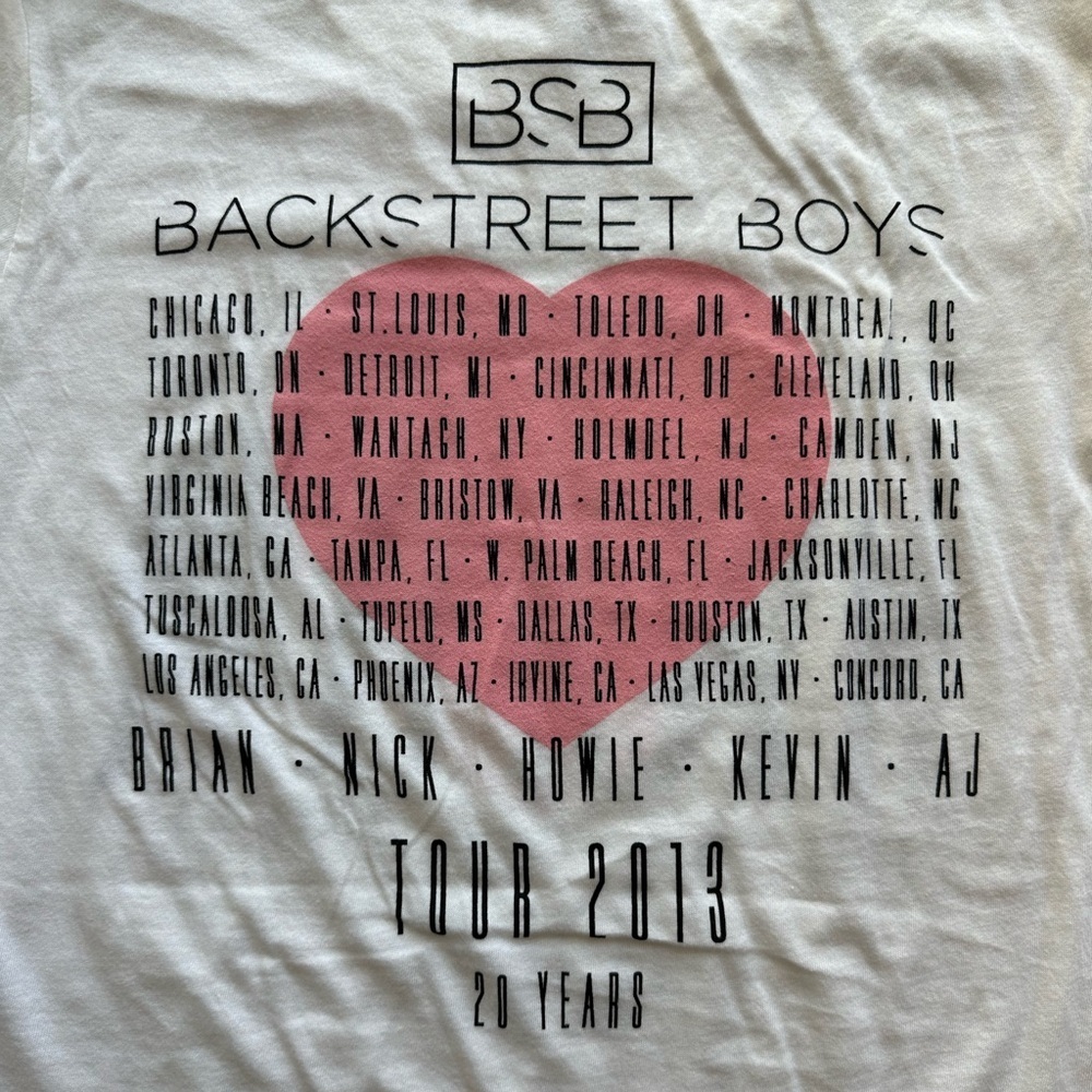 Backstreet Boys Concert Tee - Picture 4 of 5